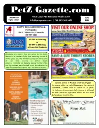 Petz Gazette.Com