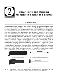 Shear Force and Bending Moment in Beams and Frames CHAPTER2