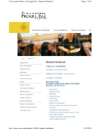 Student Handbook Page 1 of 41