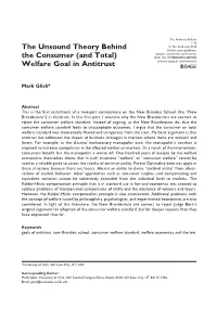Welfare Goal in Antitrust Journals.Sagepub.Com/Home/Abx