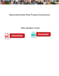 Bashundhara East West Property Development