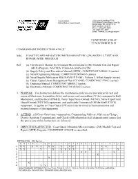 Coast Guard Miniature/Microminiature (2M) Module Test and Repair (Mtr) Program