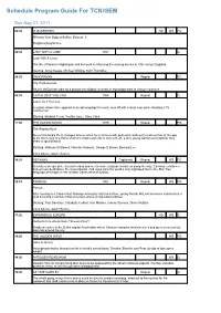 Program Guide Report