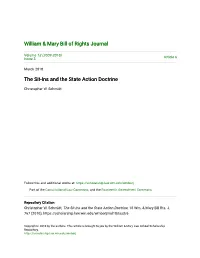The Sit-Ins and the State Action Doctrine