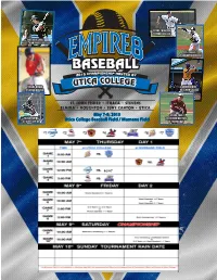 2015 Empire 8 Baseball Program.Pdf
