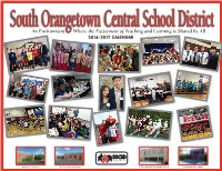 An Environment Where the Excitement of Teaching and Learning Is Shared by All SOCSD