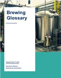 Brewing Glossary and Terms