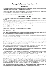 Flanagan's Running Club – Issue 47