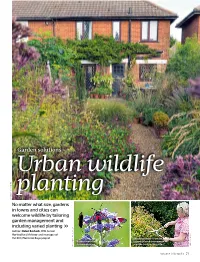 Garden Solutions Urban Wildlife Tocken S a Icol