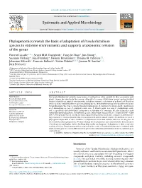 Phylogenomics Reveals the Basis of Adaptation of Pseudorhizobium