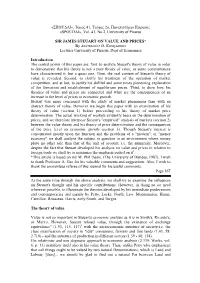 SIR JAMES STEUART on VALUE and PRICES* by Anastassios D