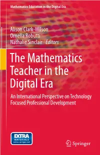 The Mathematics Teacher in the Digital