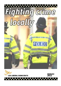 Fighting Crime - Locally