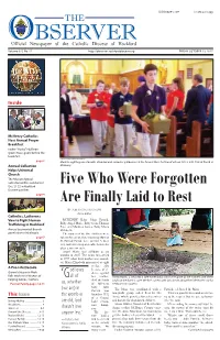 Five Who Were Forgotten Are Finally Laid to Rest from Page 1 God Is Merciful,” He Said