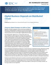 IDC TECHNOLOGY SPOTLIGHT Sponsored By: IBM