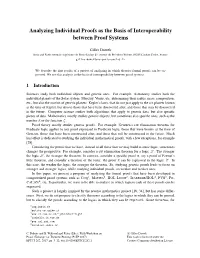 Analyzing Individual Proofs As the Basis of Interoperability Between Proof Systems