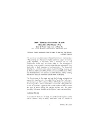 CONTAINERIZATION of GRAIN: THEORY and PRACTICE Barry E