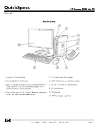 HP Compaq 8000 Elite PC Overview