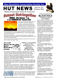 HUT NEWS Issue No
