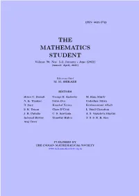 Math. Student 2021-Part-1