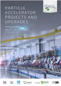 Particle Accelerator Projects and Upgrades