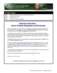 Some Holiday Shopping and Browsing Page 2 Model Portfolio Changes
