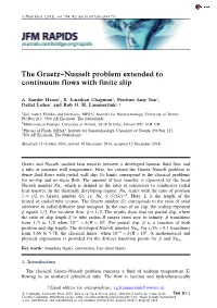 The Graetz–Nusselt Problem Extended to Continuum Flows With