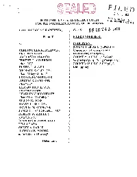 18 CR 2 4 5 JED ) Plaintiff, ) FILED UNDER SEAL ) V