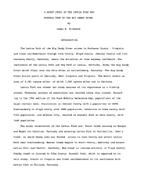 A Brief Study of the Levisa Fork and Russell Fork Of