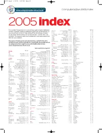 Computeractive 2005 Index 2005 Index