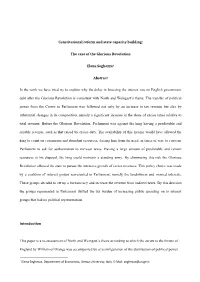 Constitutional Reform and State Capacity Building: the Case of The