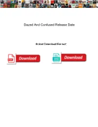 Dazed and Confused Release Date
