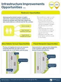 Infrastructure Improvements IMPROVEMENTS INFORMATION Opportunities (1/2)