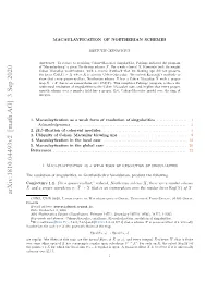 Arxiv:1810.04493V2 [Math.AG]