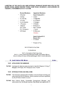 Board Meeting Minutes and Report Extracts