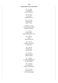 11Th Sept Hieroglyphics by Anne Donovan 13Th