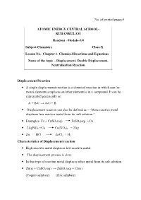 Handout Module 3 Chapter 1 Class X