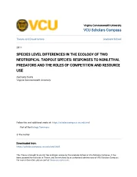 Responses to Nonlethal Predators and the Roles of Competition and Resource Use