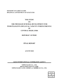 The Study on the Program of Rural Development For