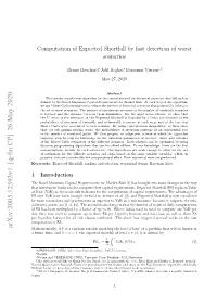 Computation of Expected Shortfall by Fast Detection of Worst Scenarios