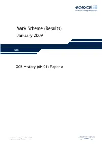 Mark Scheme (Results)