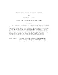 Modern Moral Theory: a Process Response