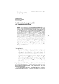 The Rebirth of the Morphogenetic Field As an Explanatory Tool in Biology