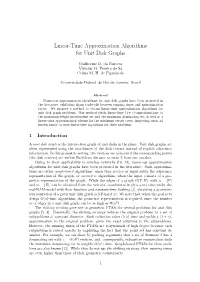 Linear-Time Approximation Algorithms for Unit Disk Graphs