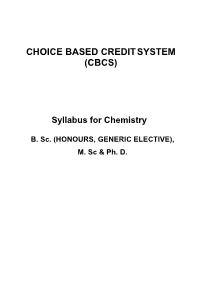 Choice Based Creditsystem (Cbcs)