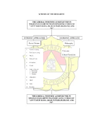 Scheme of the Research the Liberal