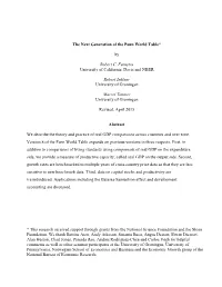 The Next Generation of the Penn World Table* by Robert C. Feenstra