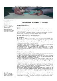 The Relations Between the EU And