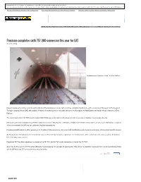 Precision Completes Sixth 757-200 Conversion This Year for EAT 01 / 12 / 2016