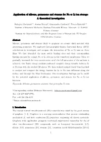 Application of Silicene, Germanene and Stanene for Na Or Li Ion Storage: a Theoretical Investigation